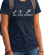 20 Male Female Engineer | Men and Women Engineering | Printed T Shirt