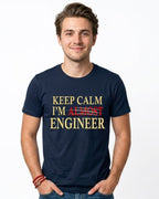 18 Keep Calm I'm Almost Engineer | Men and Women Engineering | Printed T Shirt