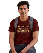 18 Keep Calm I'm Almost Engineer | Men and Women Engineering | Printed T Shirt