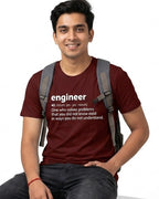 08 Engineer Noun | Men and Women Engineering | Printed T Shirt