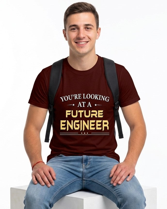 11 Future Engineer | Men and Women Engineering | Printed T Shirt