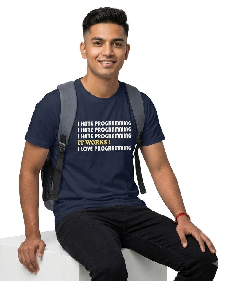 13 I Hate Programming | Men and Women Engineering | Printed T Shirt
