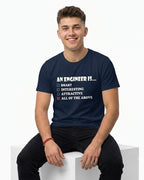 01 An engineer is Smart | Men and women Engineering | Printed T shirt