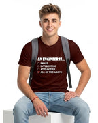 01 An engineer is Smart | Men and women Engineering | Printed T shirt