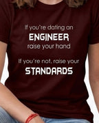 15 If You're Dating an Engineer | Men and Women Engineering | Printed T Shirt