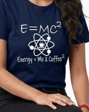 04 E equals MC square | Men and women Engineering | Printed T shirt