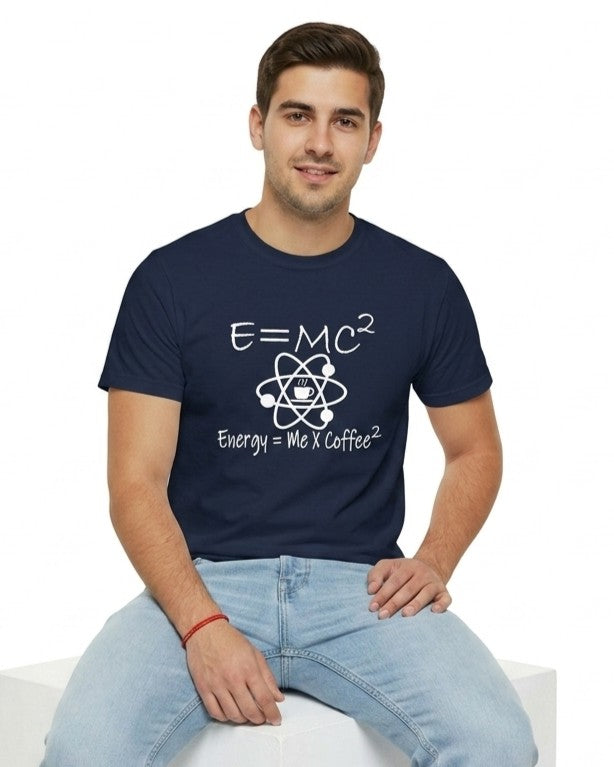 04 E equals MC square | Men and women Engineering | Printed T shirt