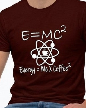 04 E equals MC square | Men and women Engineering | Printed T shirt