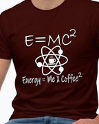 04 E equals MC square | Men and women Engineering | Printed T shirt