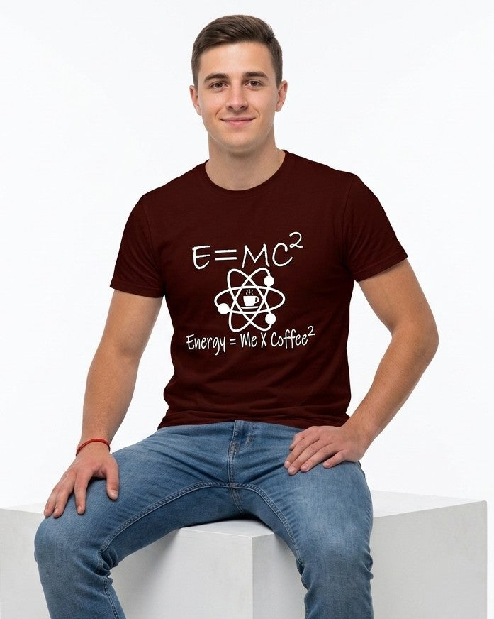 04 E equals MC square | Men and women Engineering | Printed T shirt