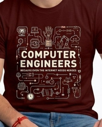 03 Computer Engineer | Men and women Engineering | Printed T shirt