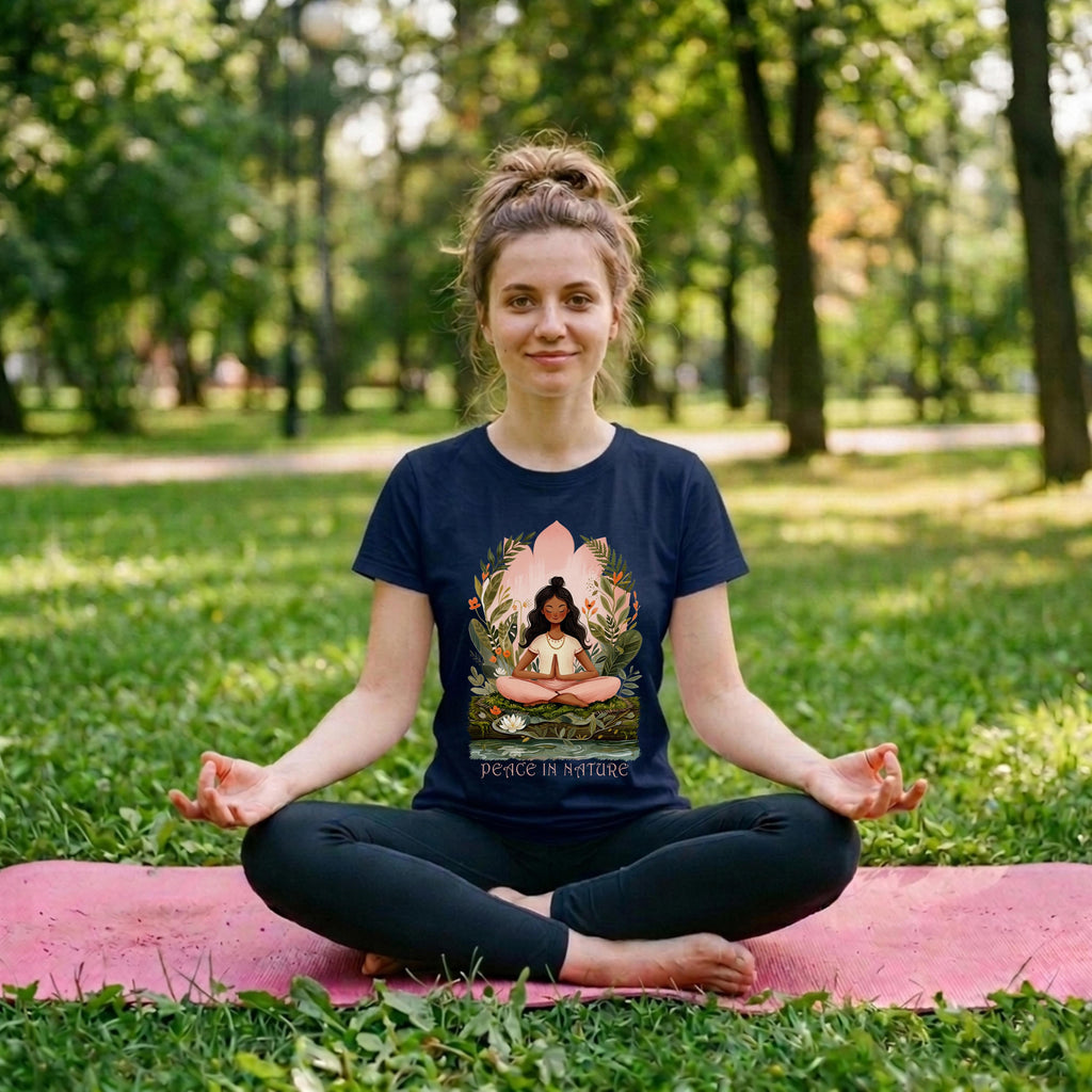 11 Peace In Nature | Yoga Printed T Shirt