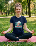 02 Breathe And Balance | Yoga Printed T Shirt