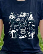 10 OM Yoga | Yoga Printed T Shirt