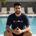 13 Heartbeat | Swimming Printed T Shirt