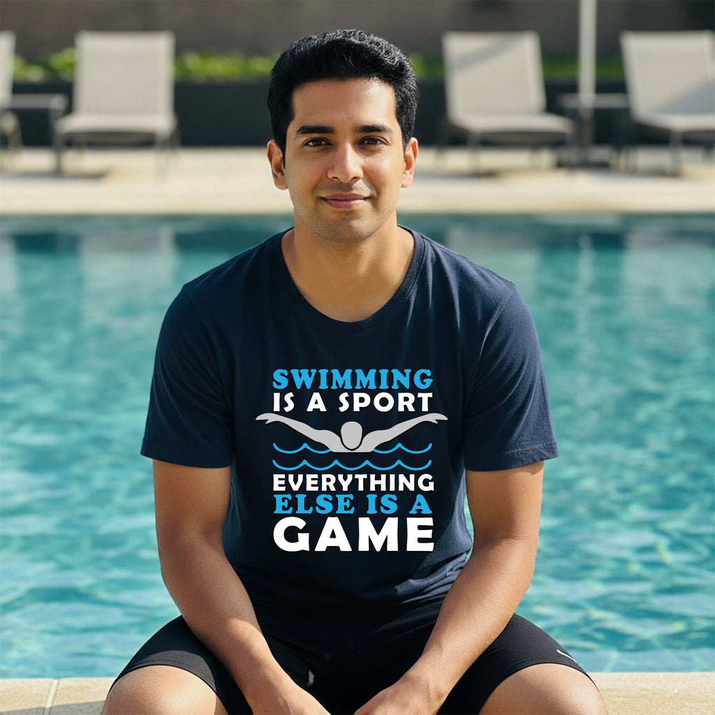 16 Swimming is a Sport | Swimming Printed T Shirt