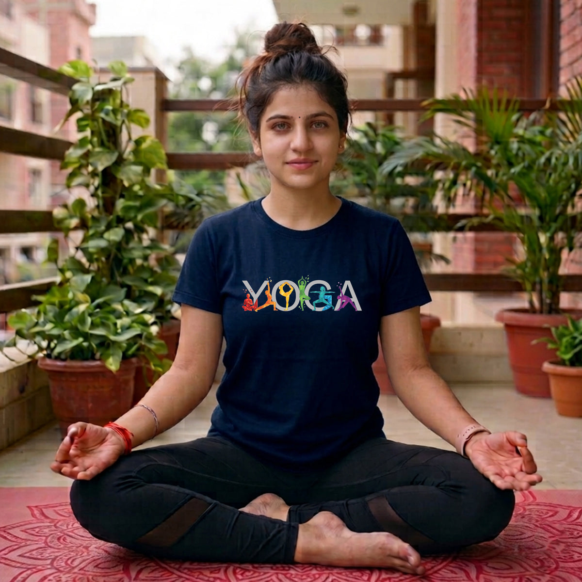 14 Six Girls | Yoga Printed T Shirt