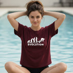 04 Evolution | Swimming Printed T Shirt