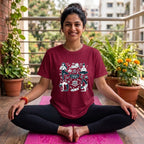 10 OM Yoga | Yoga Printed T Shirt