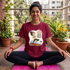 12 Punching People Is Wrong | Yoga Printed T Shirt