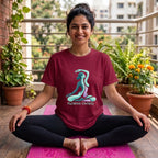 05 Flowing Energy | Yoga Printed T Shirt