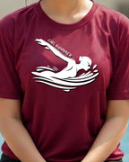 05 Girl Swimmer | Swimming Printed T Shirt
