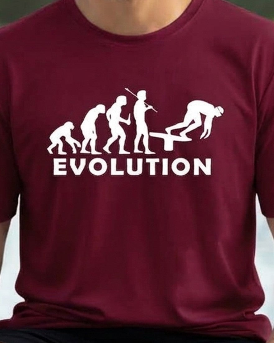 04 Evolution | Swimming Printed T Shirt
