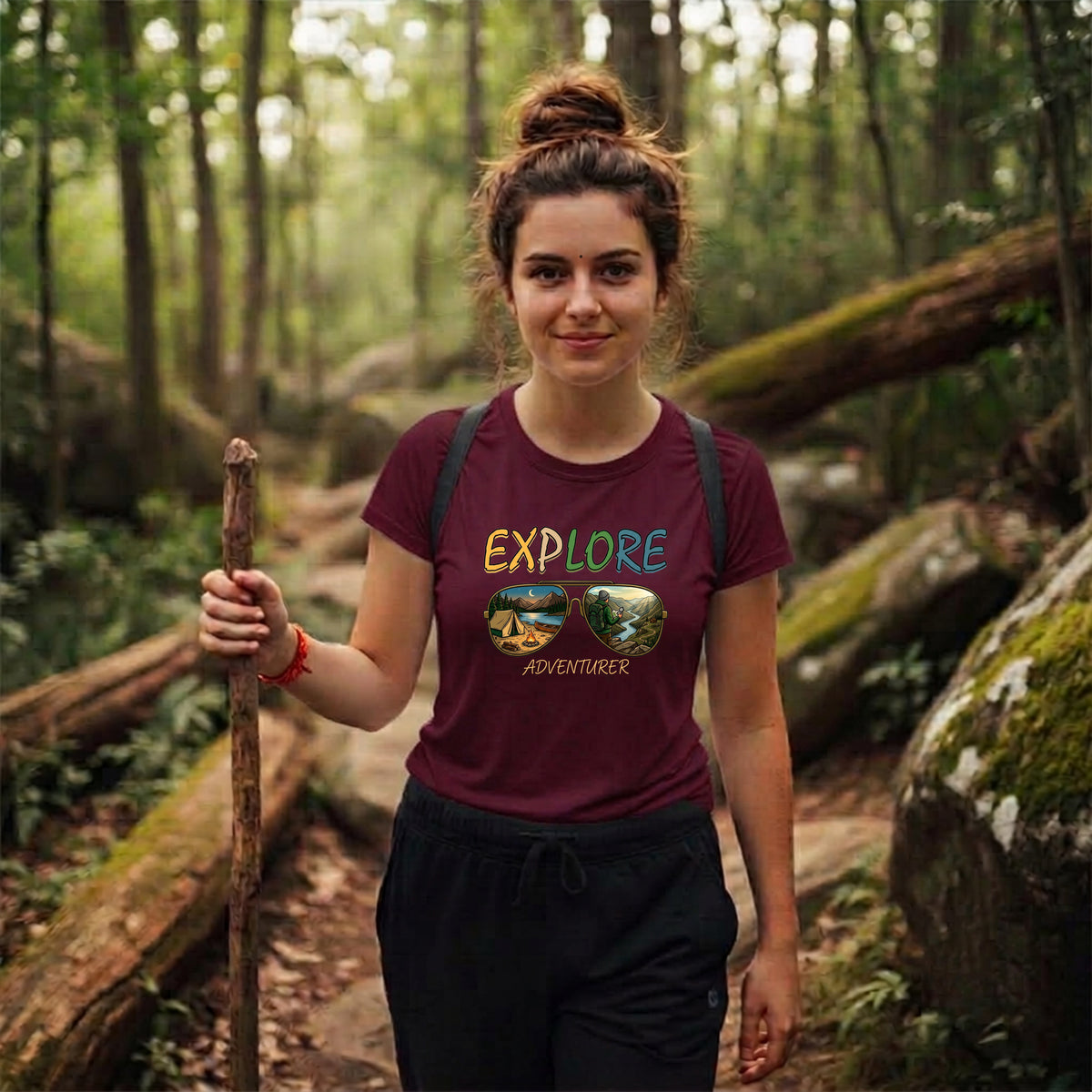 05 Explore Adventurer | Trekking Printed T Shirt
