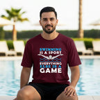 16 Swimming is a Sport | Swimming Printed T Shirt