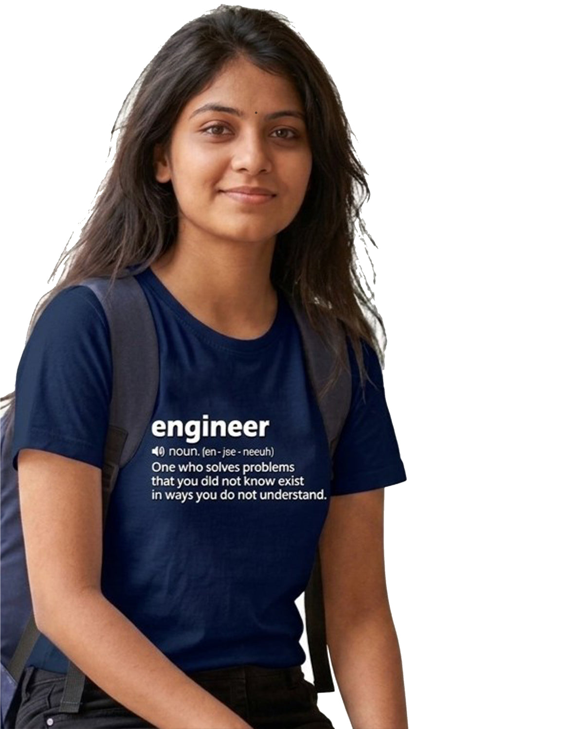 08 Engineer Noun | Men and Women Engineering | Printed T Shirt