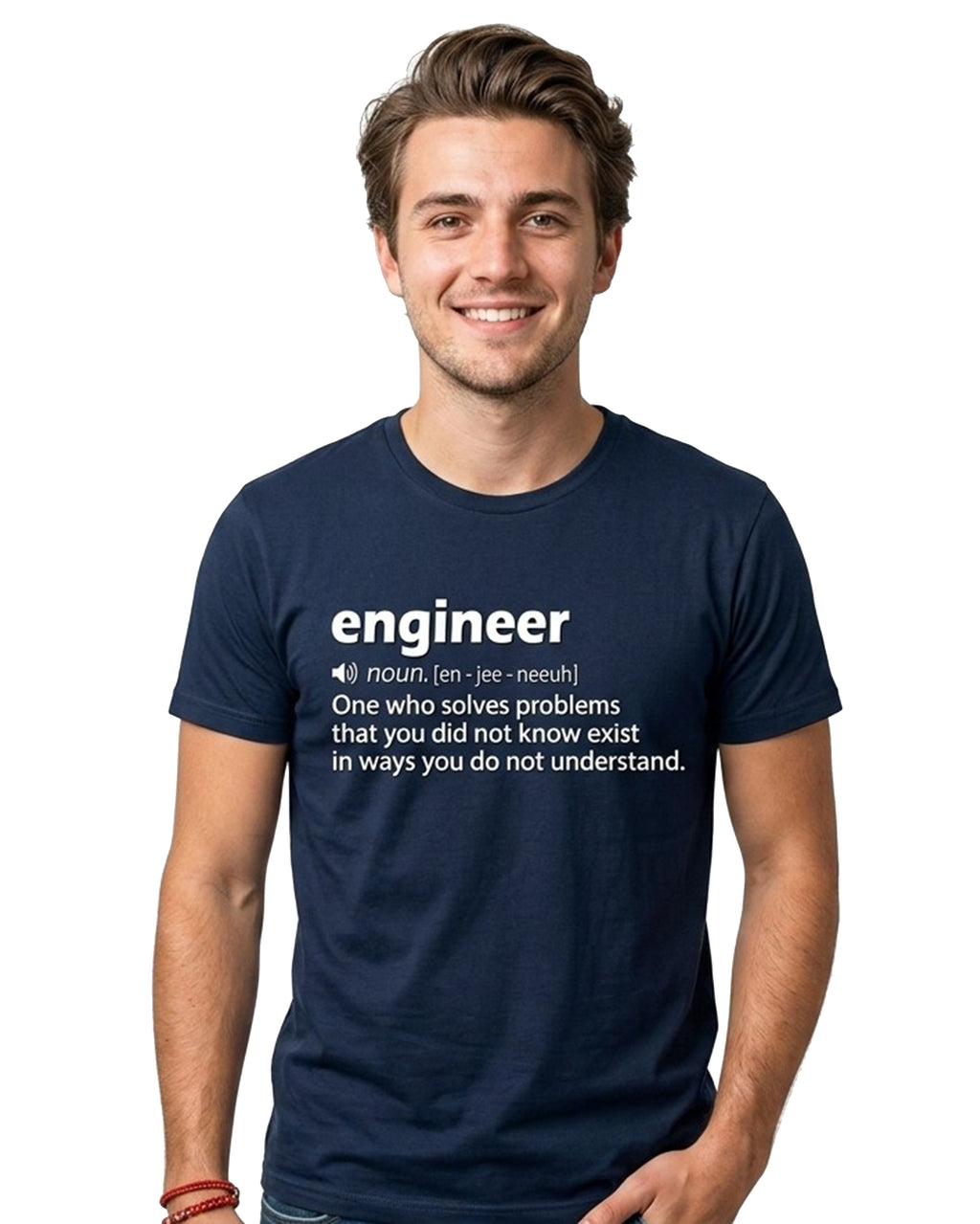 08 Engineer Noun | Men and Women Engineering | Printed T Shirt