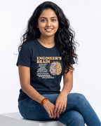 09 Engineer's Brain | Men and Women Engineering | Printed T Shirt