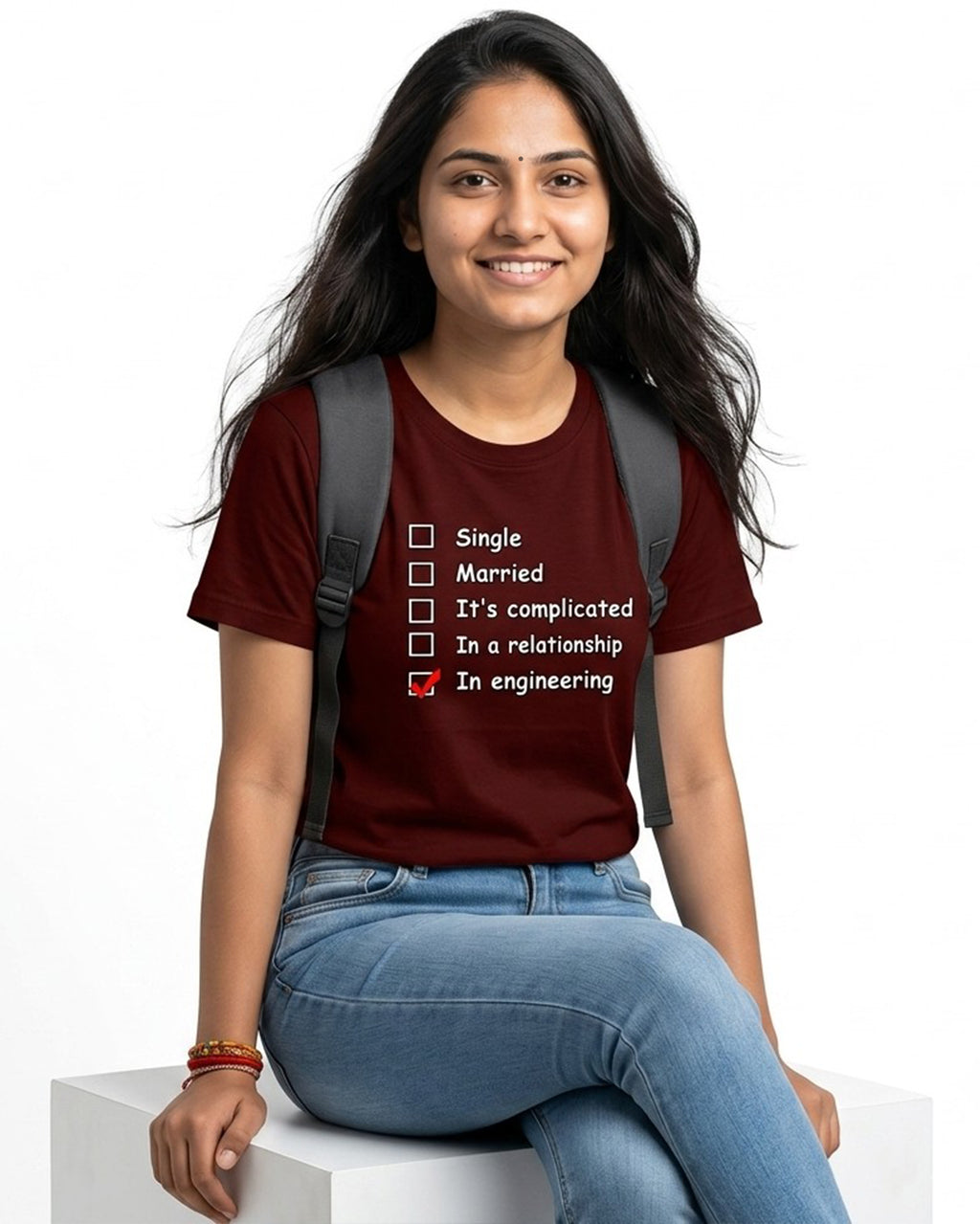 17 In Engineering Relation | Men and Women Engineering | Printed T Shirt