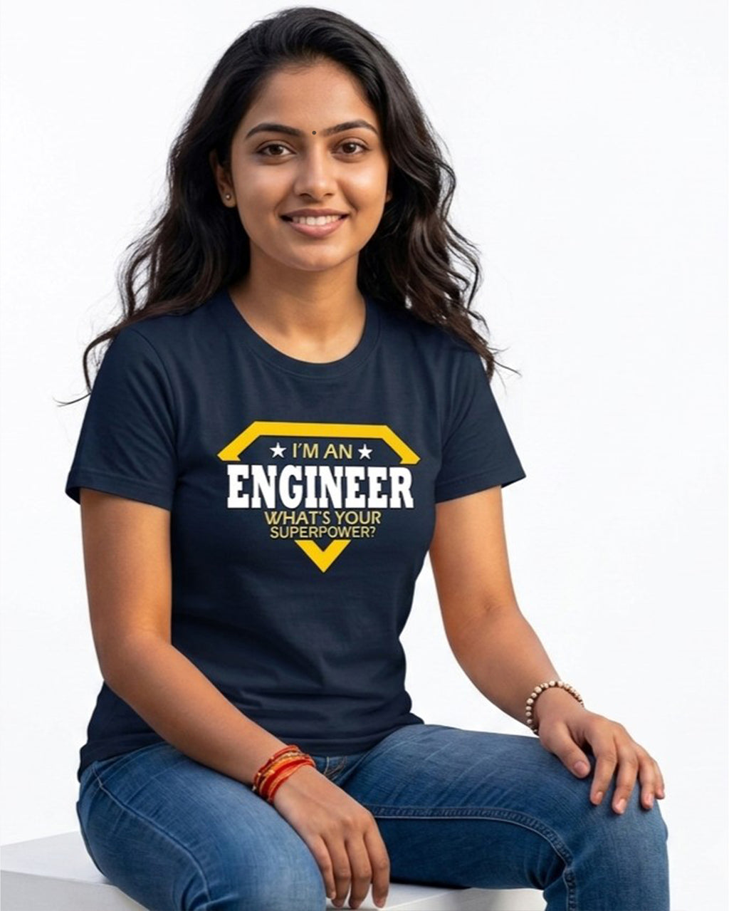 27 What's Your Superpower | Men and Women Engineering | Printed T Shirt