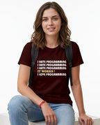 13 I Hate Programming | Men and Women Engineering | Printed T Shirt