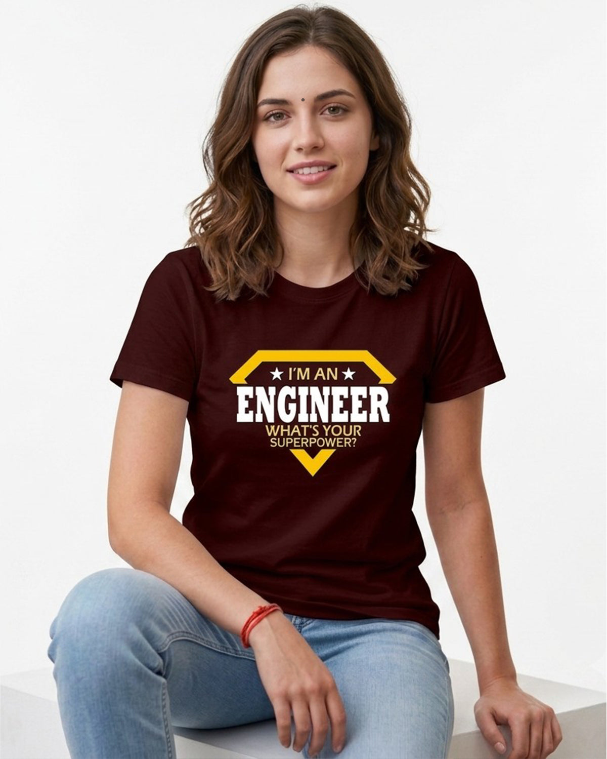 27 What's Your Superpower | Men and Women Engineering | Printed T Shirt