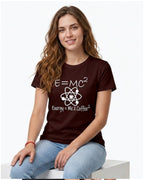 04 E equals MC square | Men and women Engineering | Printed T shirt