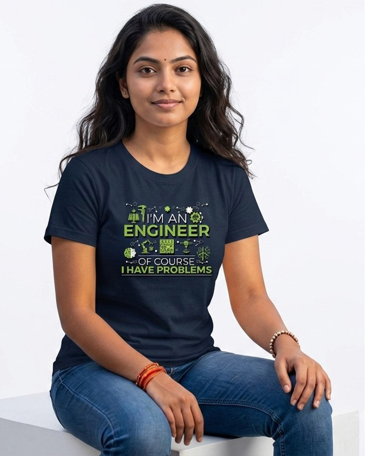 07 Of course I Have Problems | Men and women Engineering | Printed T Shirt