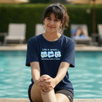 09 Life is great Swimming makes it Better | Swimming Printed T Shirt