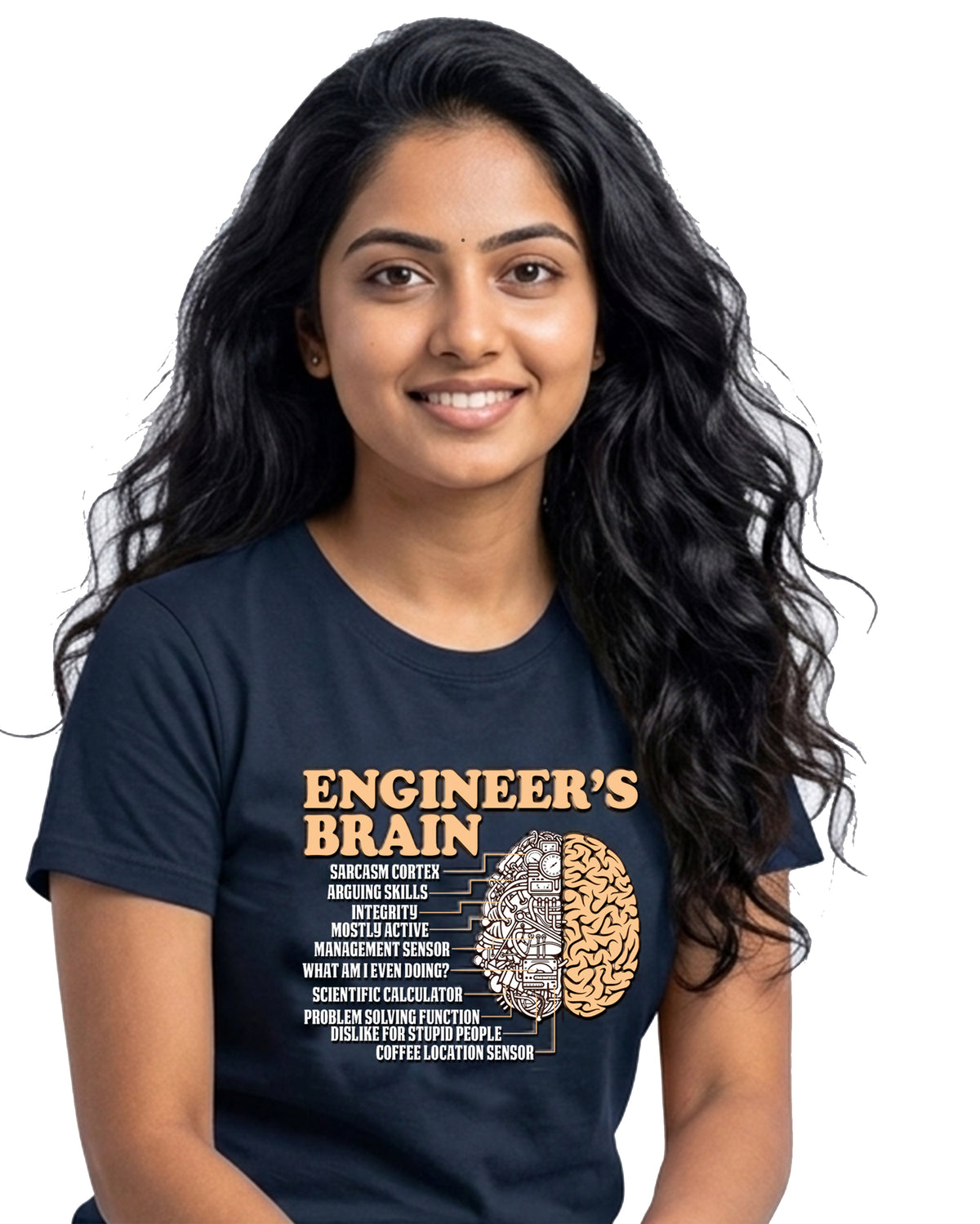 09 Engineer's Brain | Men and Women Engineering | Printed T Shirt