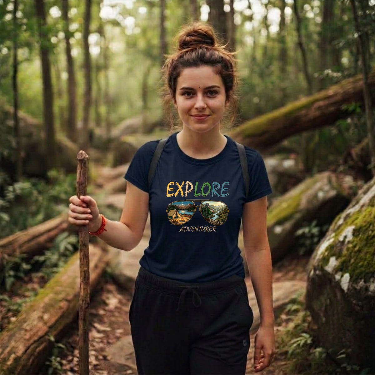 05 Explore Adventurer | Trekking Printed T Shirt