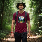 03 Alpine Peaks | Trekking Printed T Shirt