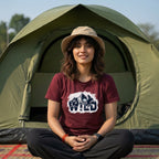 15 Stay Wild | Trekking Printed T Shirt