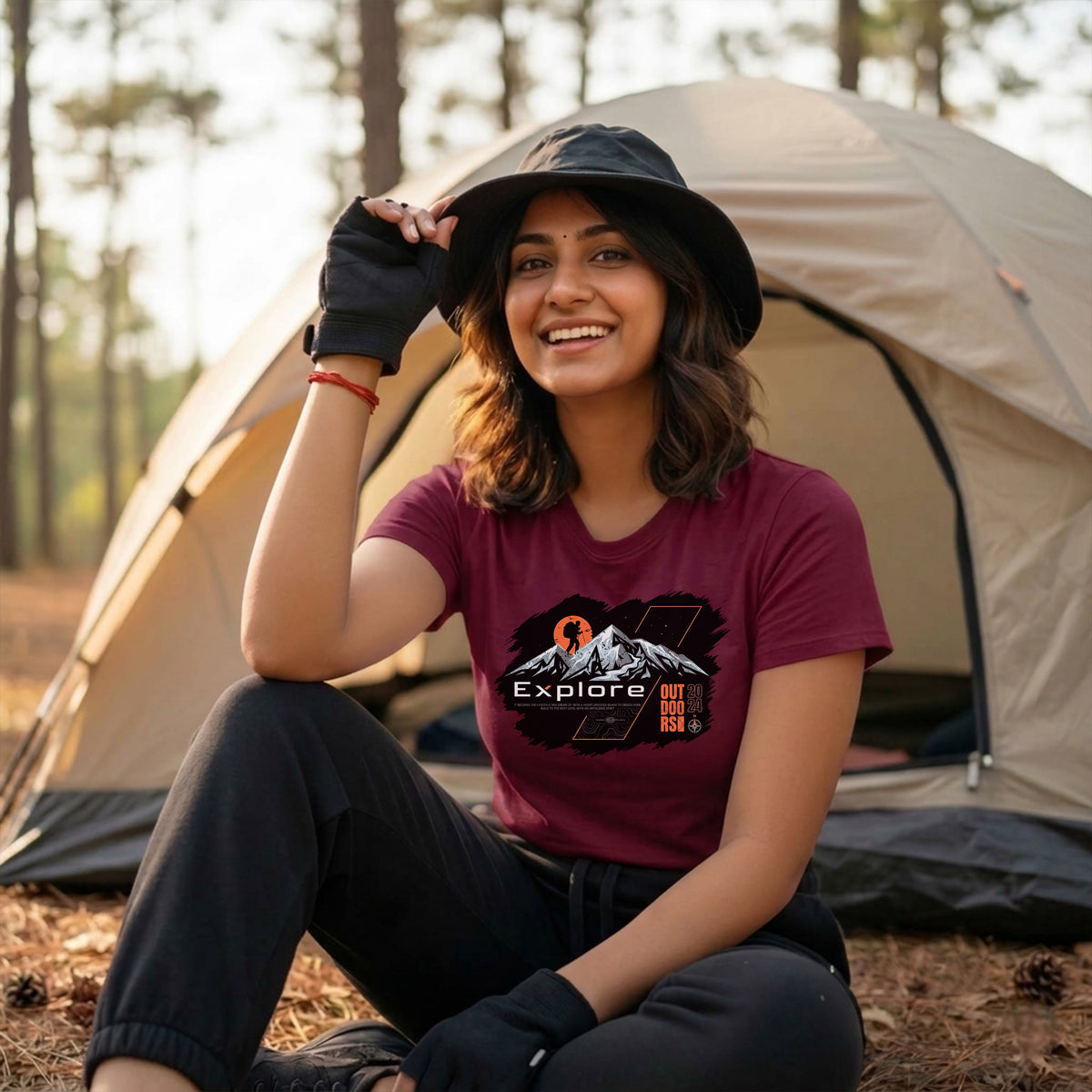 08 Explore Outdoors | Trekking Printed T Shirts