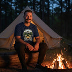 25 Life is better by the Campfire | Trekking Printed T Shirt