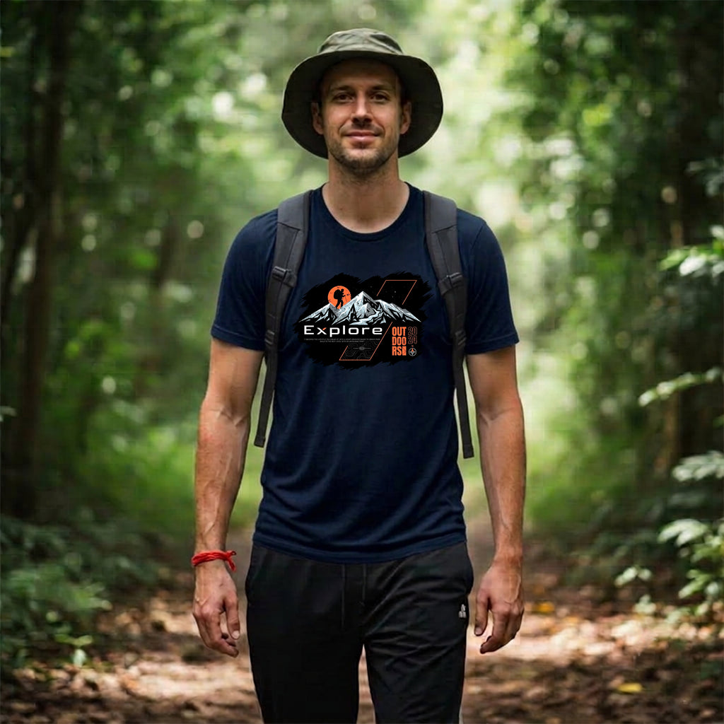 08 Explore Outdoors | Trekking Printed T Shirts