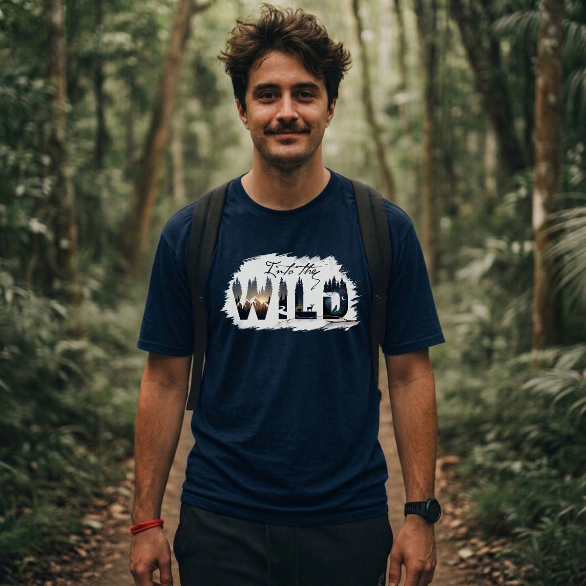 12 Into the Wild | Color | Trekking Printed T Shirt