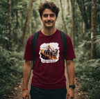 06 Explore Ascend Repeat | Trekking Printed T Shirt