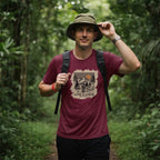 10 Home is where you park it | Trekking Printed T Shirt