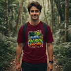 21 Work Hard Vacation Harder | Trekking Printed T Shirt